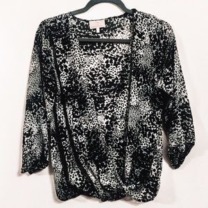 5/20$ Collective Concepts Speckled Blouse